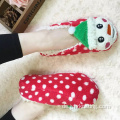 Vlies ausgekuste, warme Slipper -Socken mit Greifer gesäumt